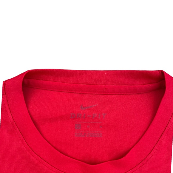 Nike Dri-Fit T-Shirt Top Red Short Sleeve Authentic Size M ReAL Kansas City - Picture 6 of 6